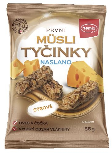 Zdravý svět - Semix Müsli tyčinky naslano sýrové 55g