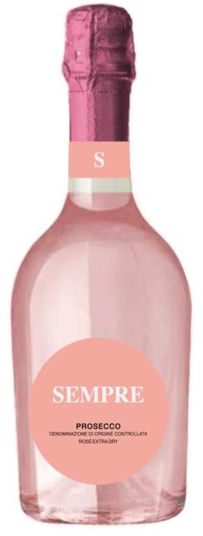 Nápoje - Sempre Prosecco DOC Rosé Extra Dry 0,75l