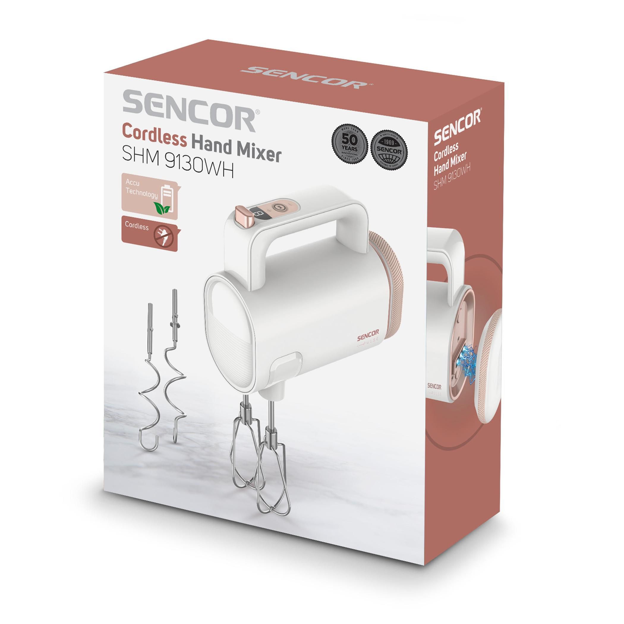 Elektro - Sencor Aku ruční mixér SHM 9130WH