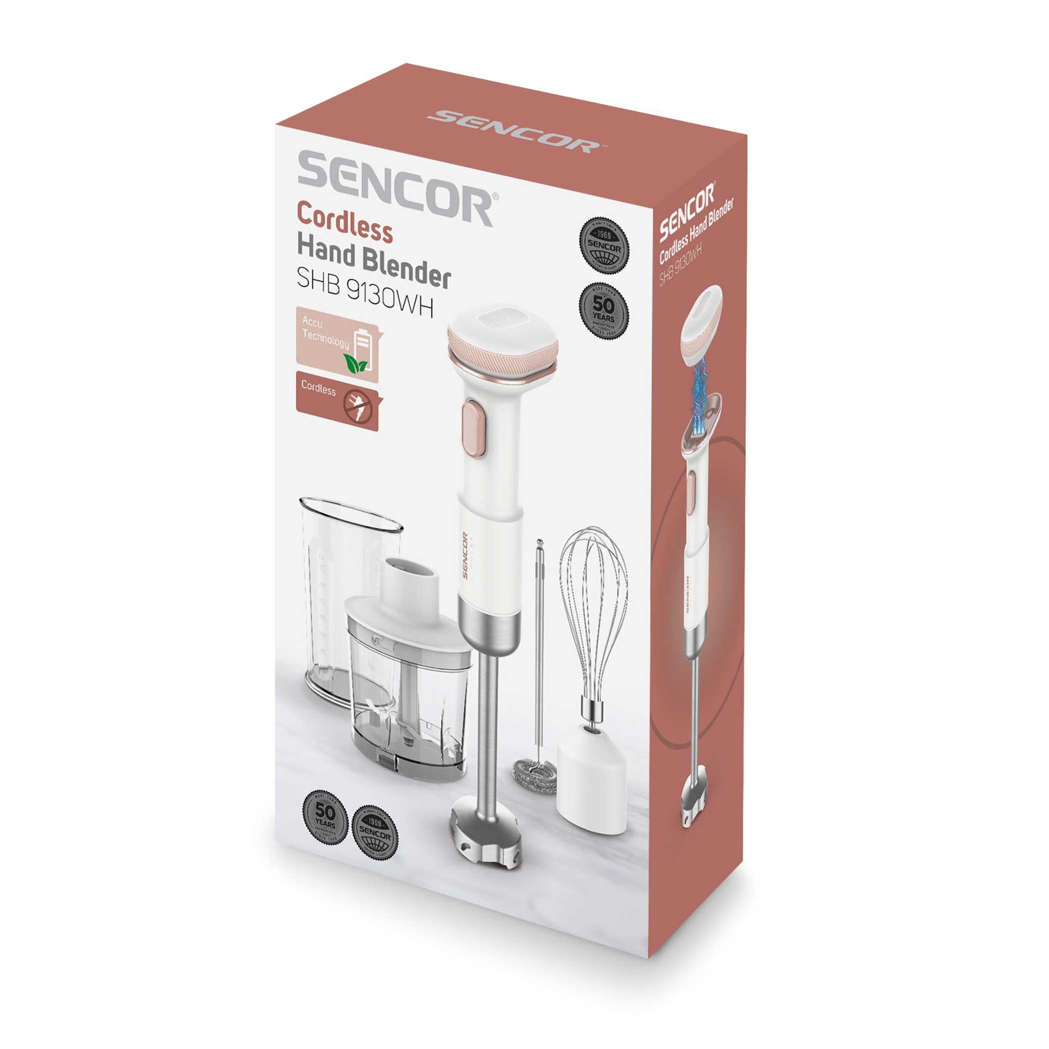 Elektro - Sencor Aku tyčový mixér SHB 9130WH
