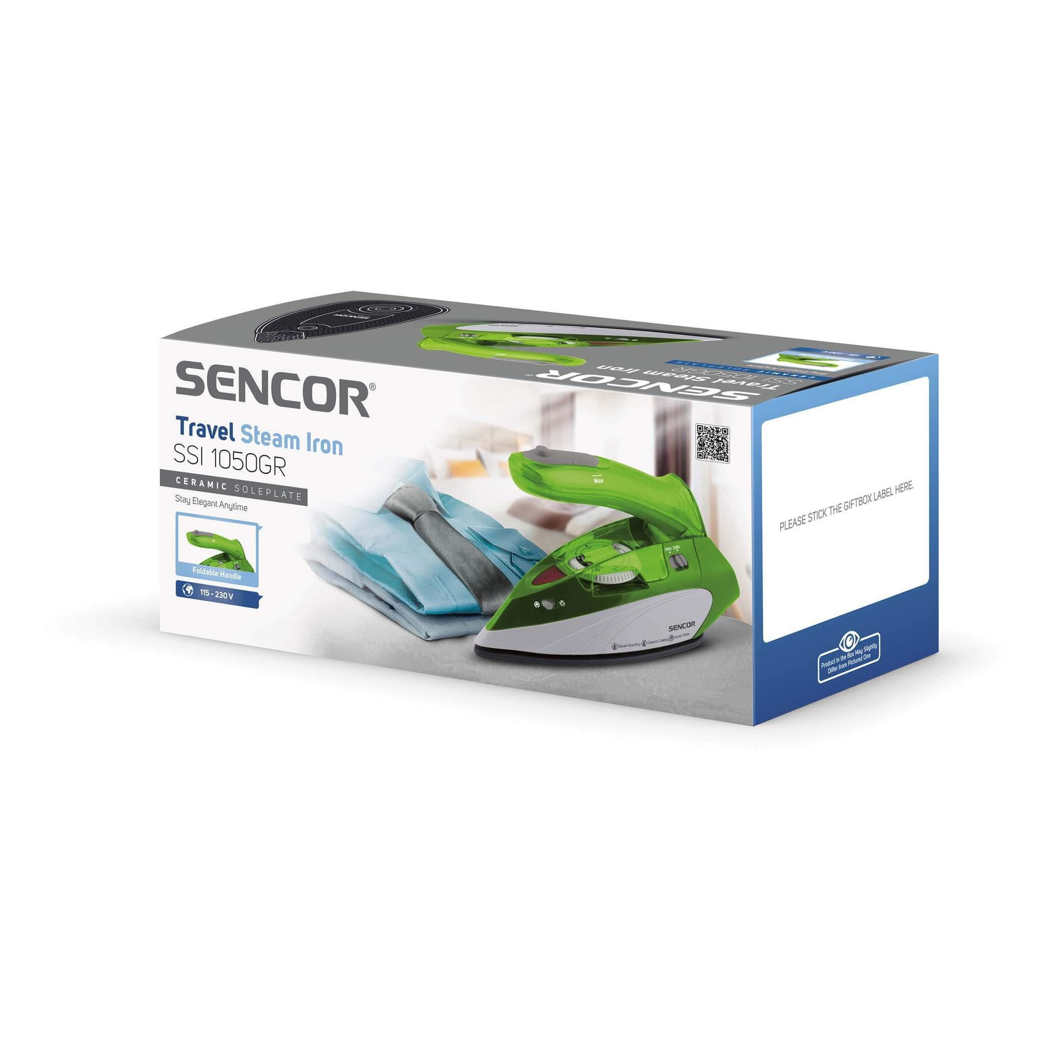 Elektro - Sencor Cestovní žehlička SSI 1050GR