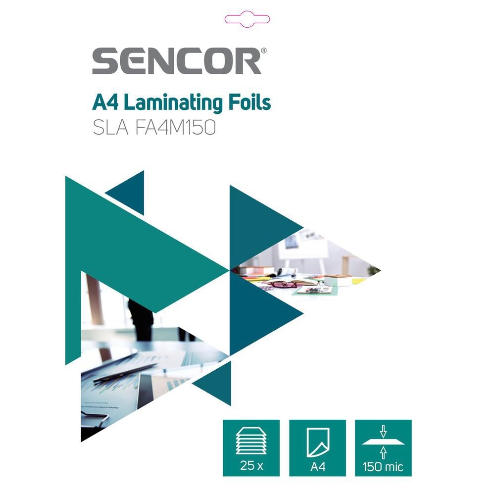 Domácnost a Zahrada - Sencor Fólie A4 150mic SLA FA4M150 25 ks