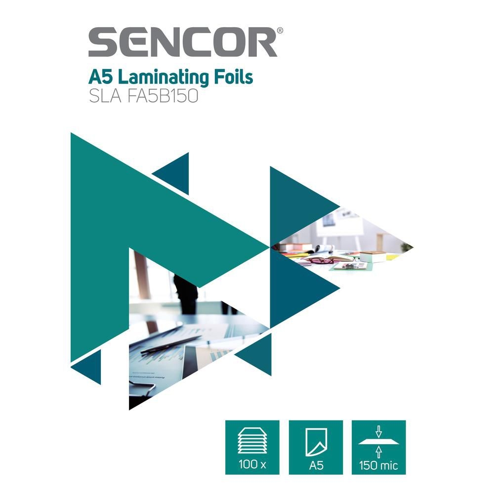 Domácnost a Zahrada - Sencor Fólie A5 150mic SLA FA5B150 100 ks