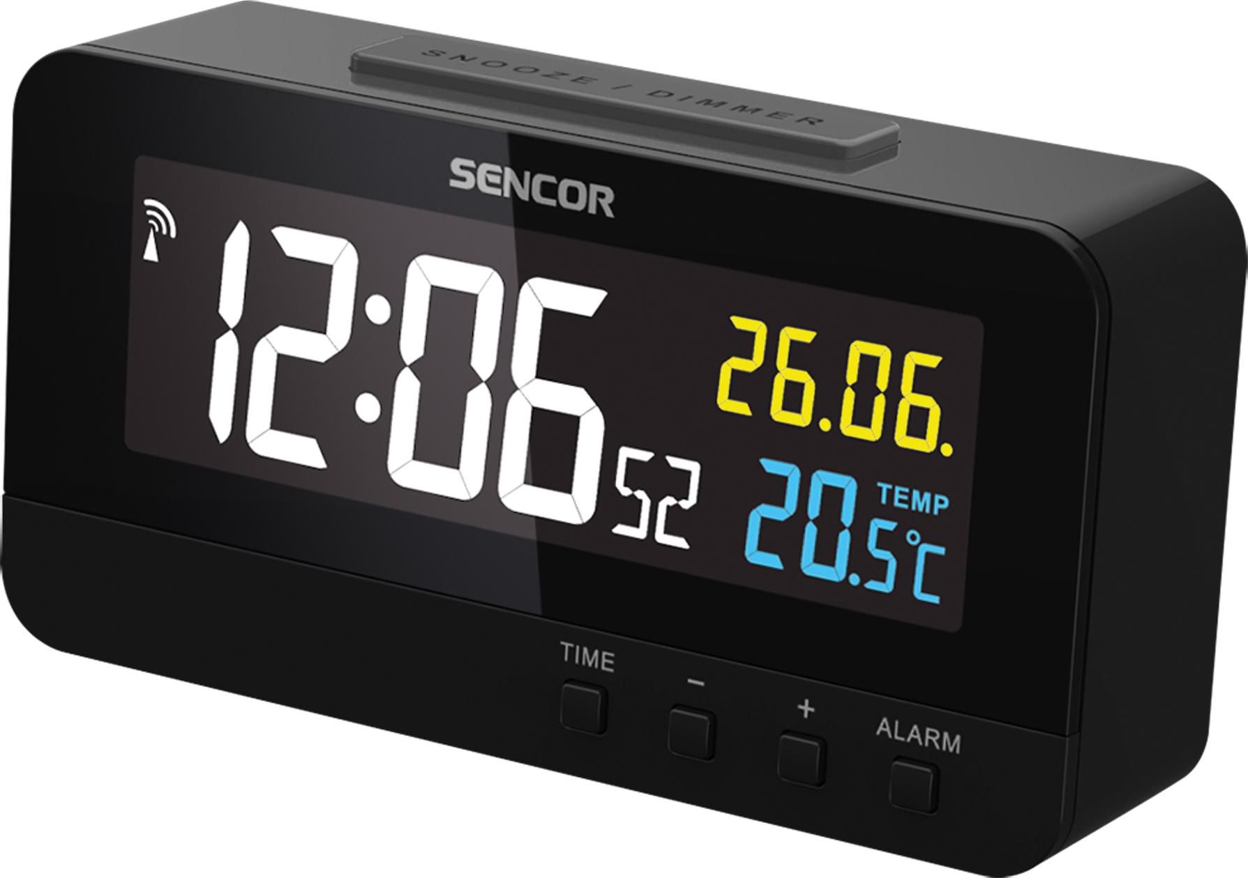 Elektro - Sencor Hodiny s budíkem SDC 4800 B