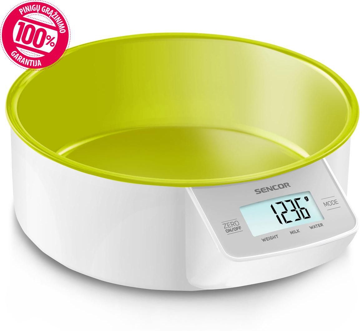 Domácnost a Zahrada - Sencor Kuchyňská váha SKS 4004GR