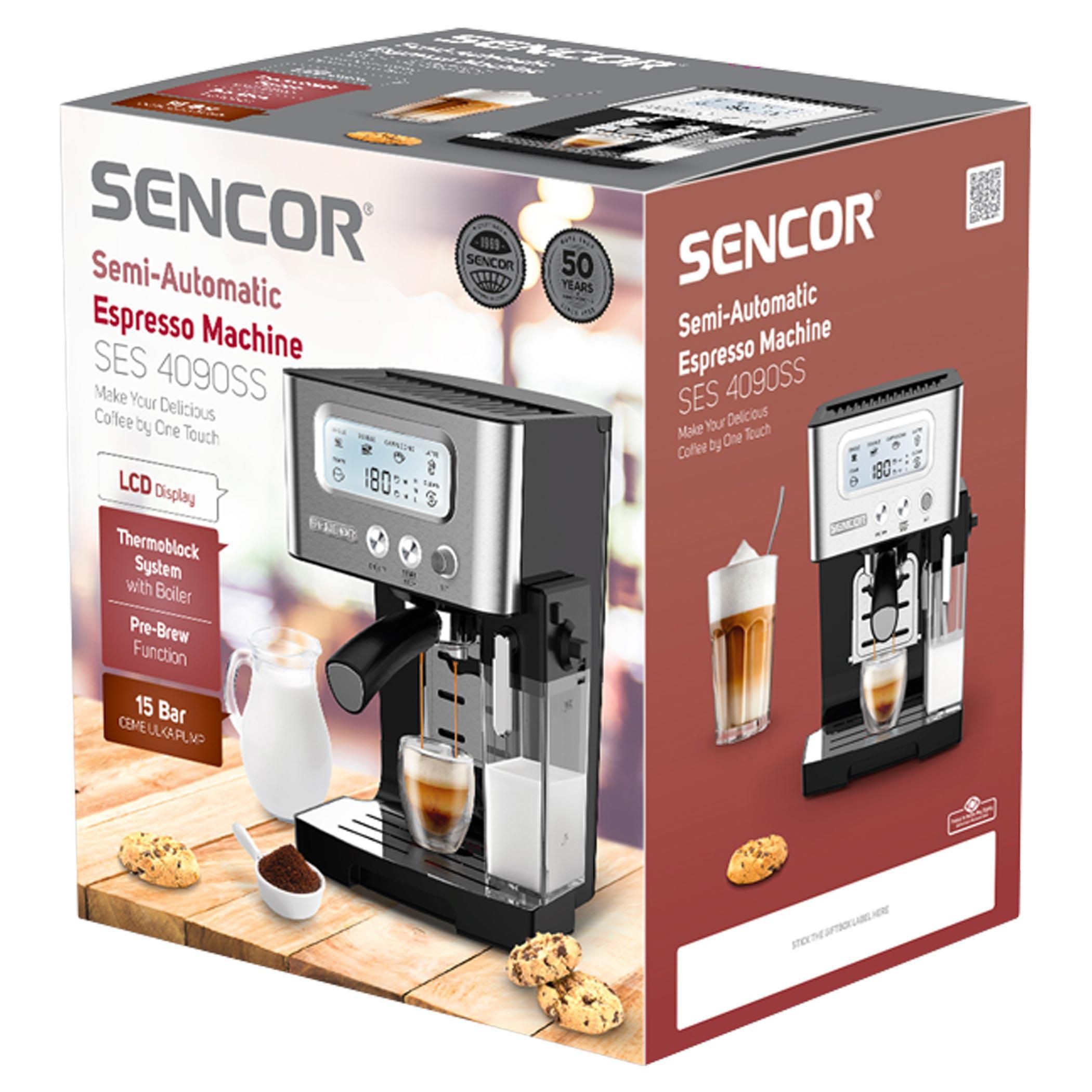 Elektro - Sencor Pákový kávovar SES 4090SS