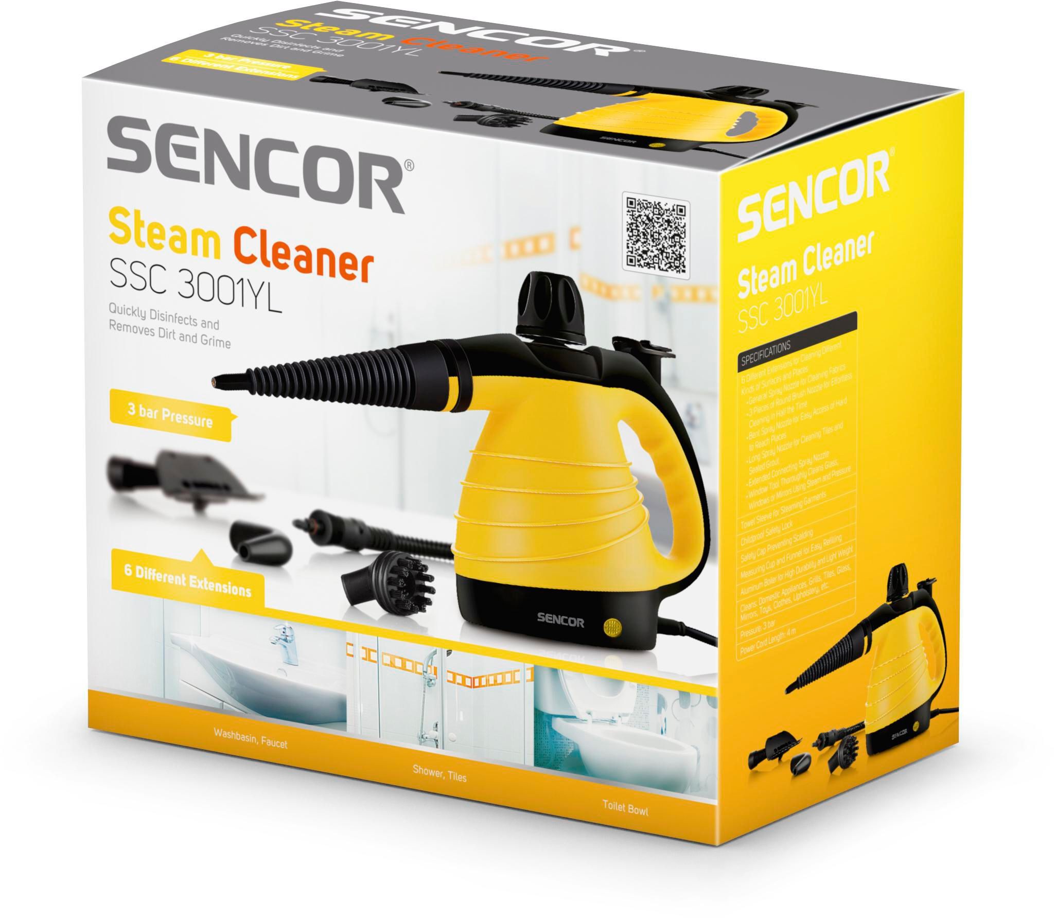 Elektro - Sencor Parní čistič SSC 3001YL