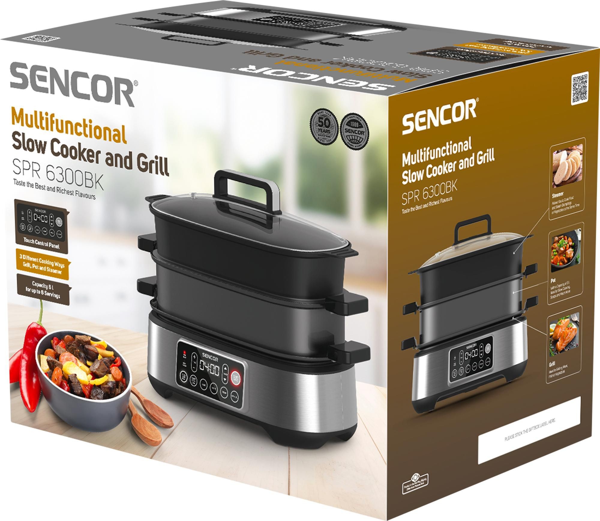 Elektro - Sencor Pomalý hrnec SPR 6300BK