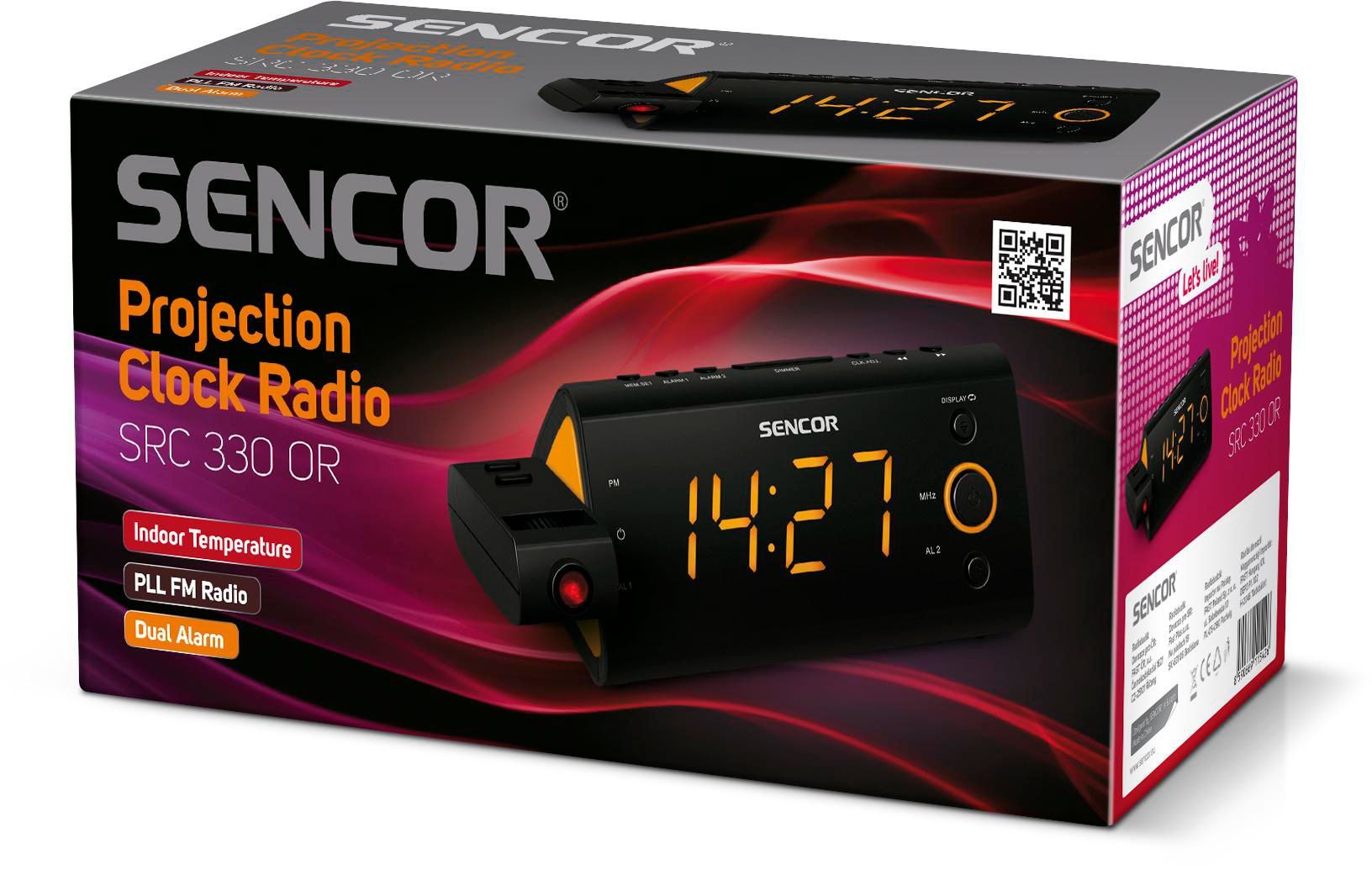 Elektro - Sencor Radiobudík s projekcí SRC 330 OR