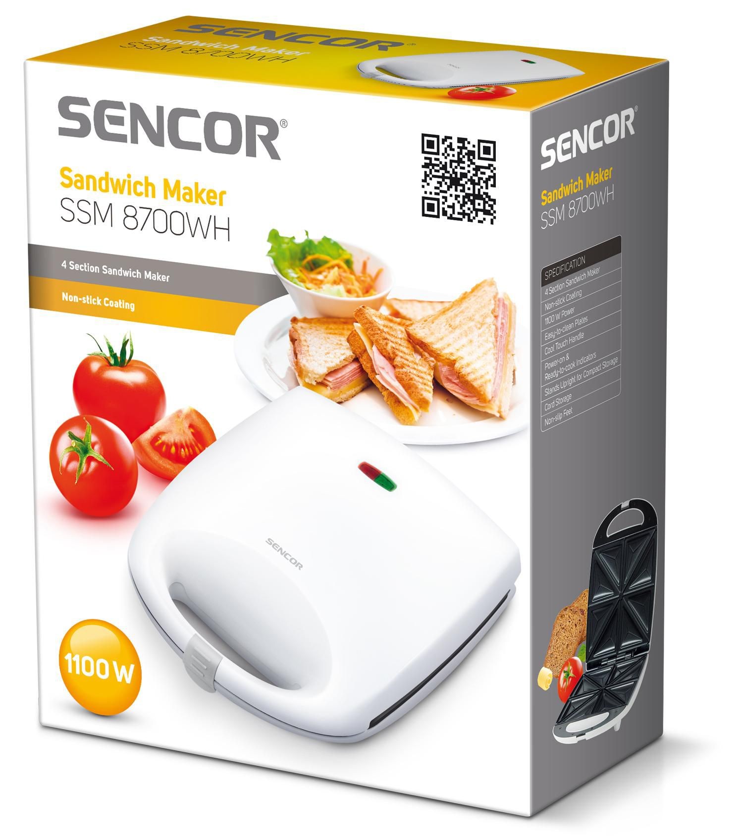 Elektro - Sencor Sendvičovač SSM 8700WH