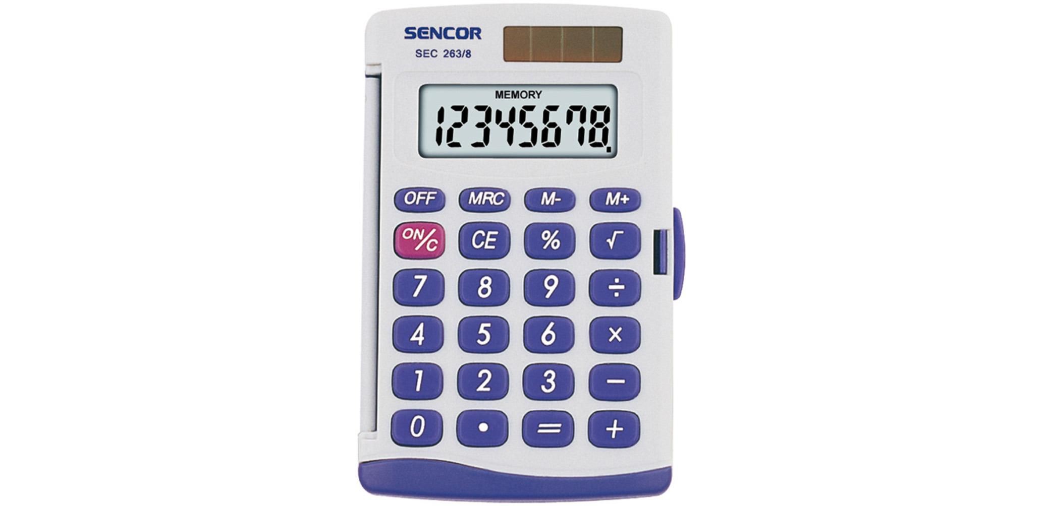 Domácnost a Zahrada - Sencor Školní kalkulačka SEC 263/8