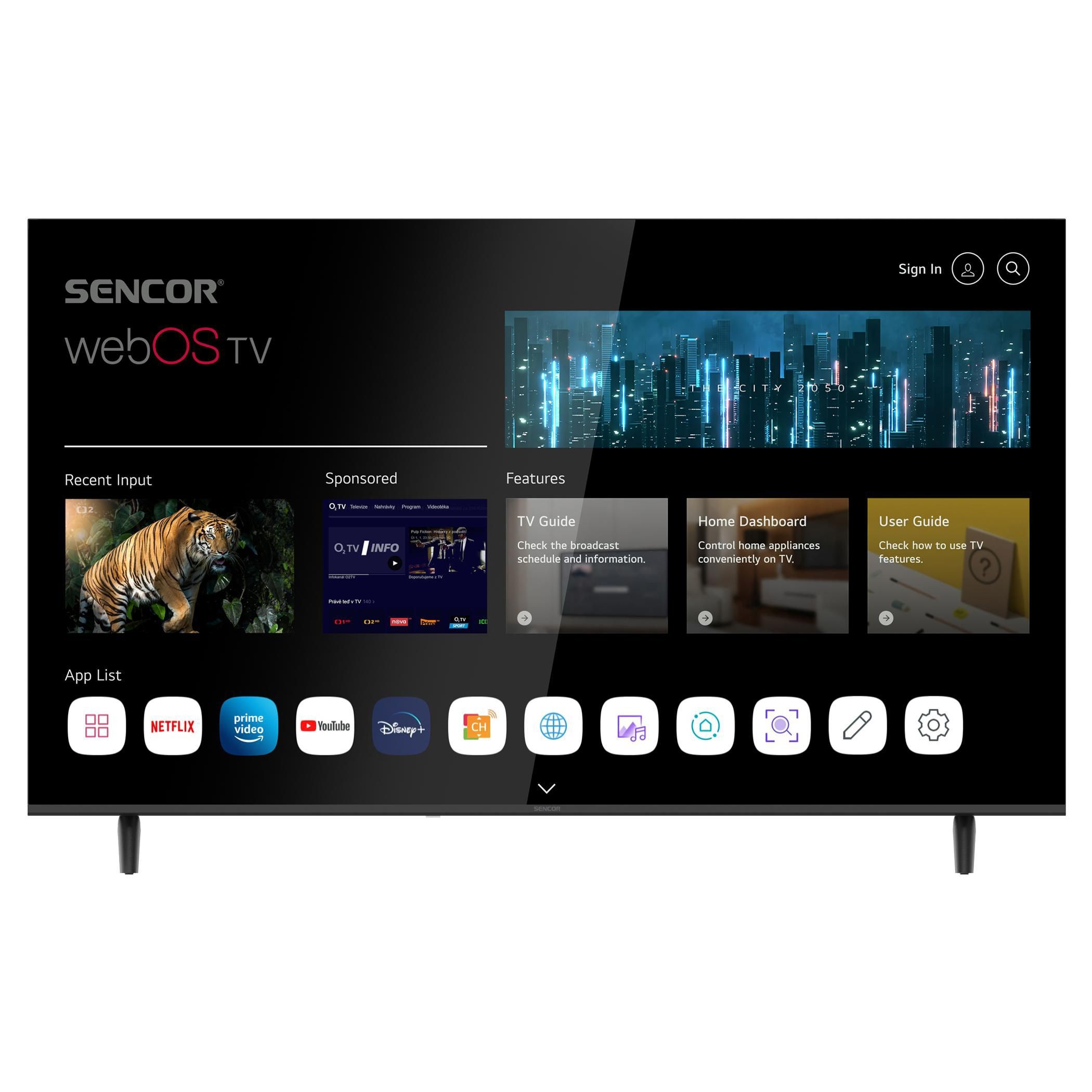 Elektro - Sencor Smart led televizor SLE 55US803B WEBOS