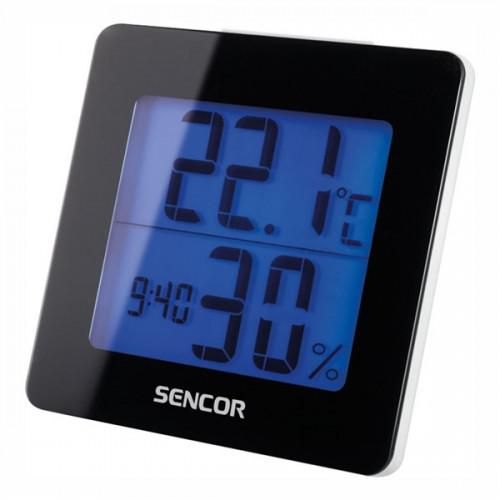 Elektro - Sencor Teploměr s hodinami SWS 1500 B 1 ks
