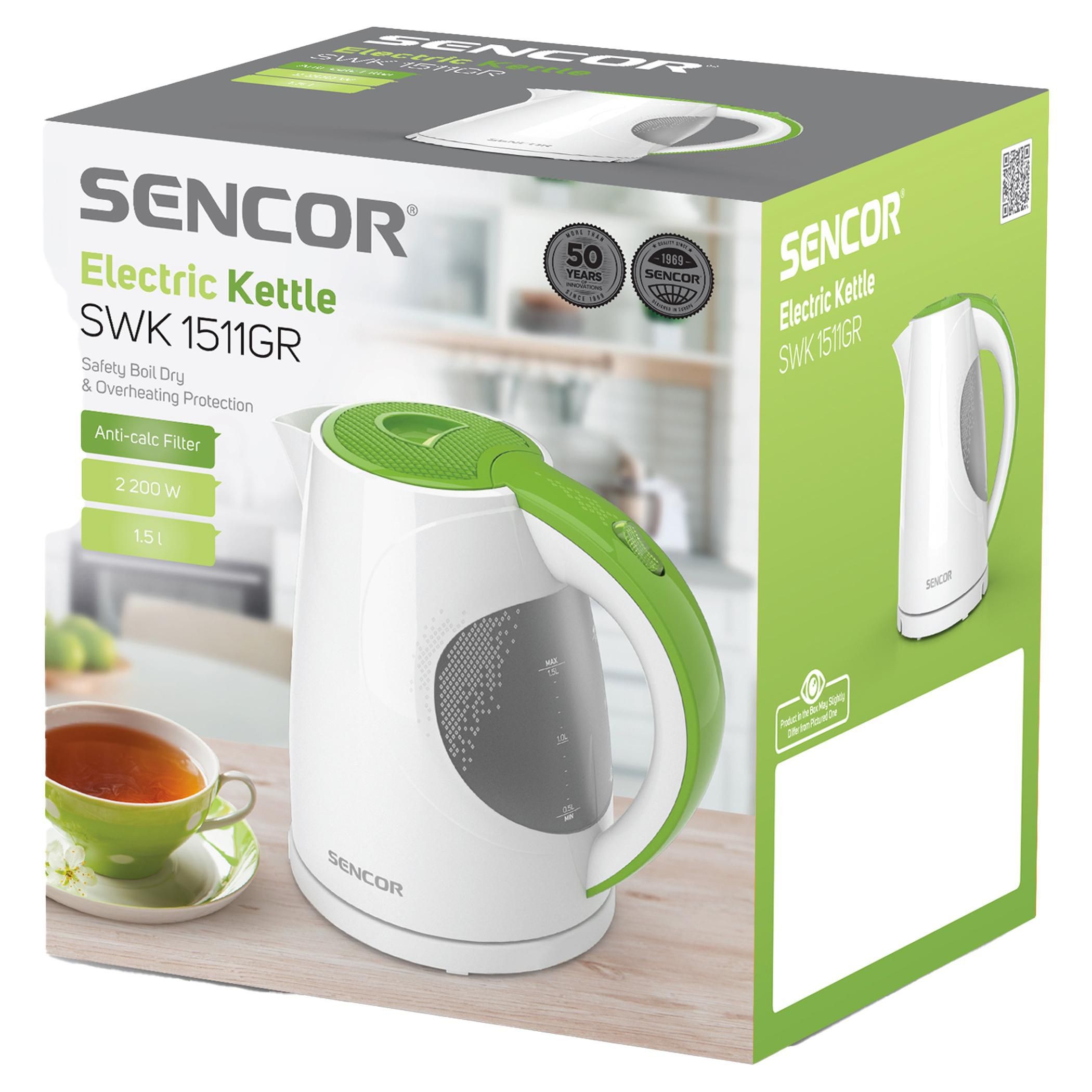 Elektro - Sencor Varná konvice SWK 1511GR