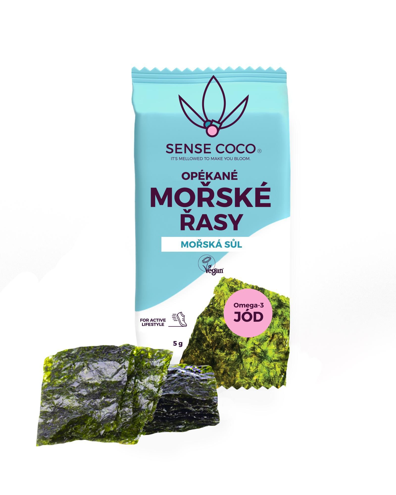 Trvanlivé potraviny - Sense Coco BIO Opékané mořské řasy mořská sůl 5 g