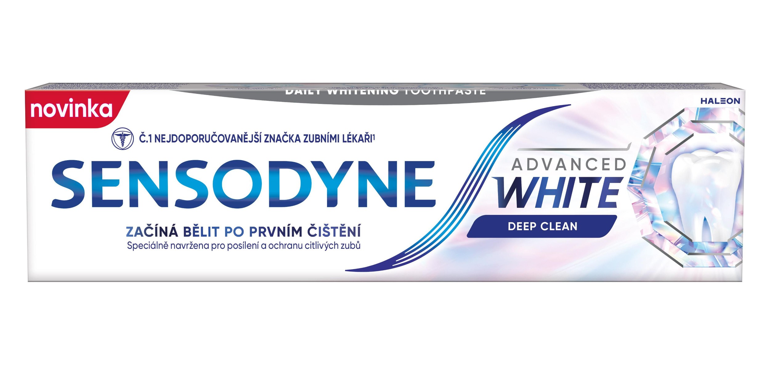 Drogerie a kosmetika - Sensodyne Advanced White Deep Clean ZP