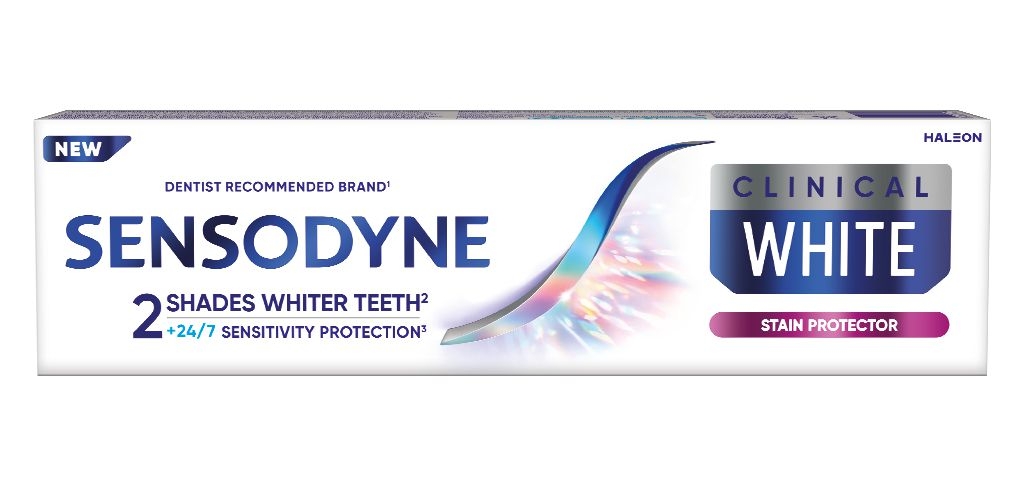 Drogerie a kosmetika - Sensodyne Clinical White Stain Protect