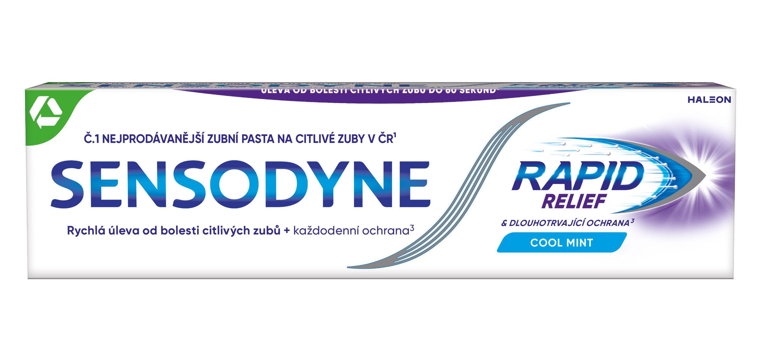 Drogerie a kosmetika - Sensodyne Rapid zubní pasta s fluoridem 75 ml