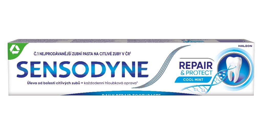 Drogerie a kosmetika - Sensodyne Repair & Protect zubní pasta s fluoridem 75 ml