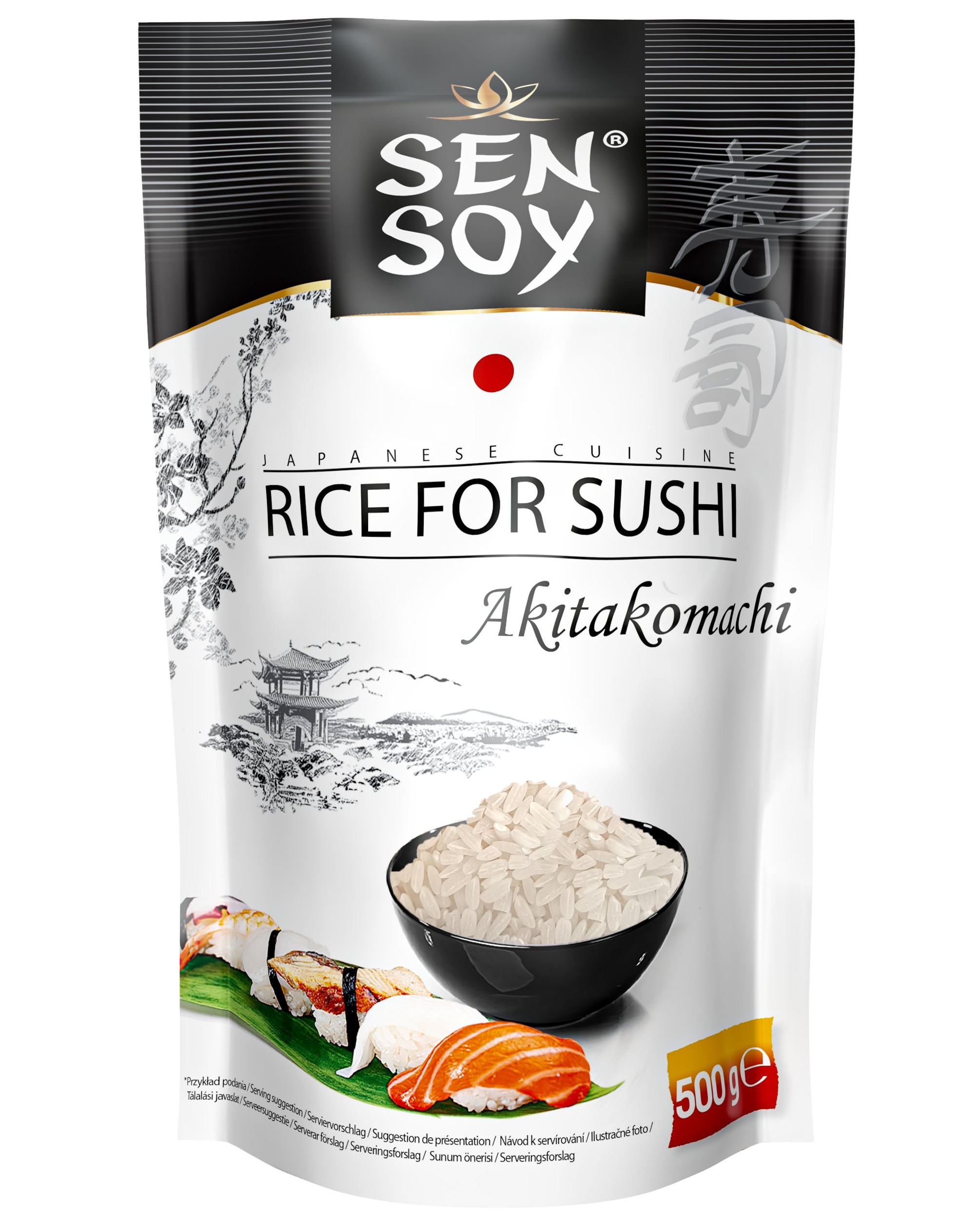 Trvanlivé potraviny - Sensoy Sushi rýže Akitakomachi 500g