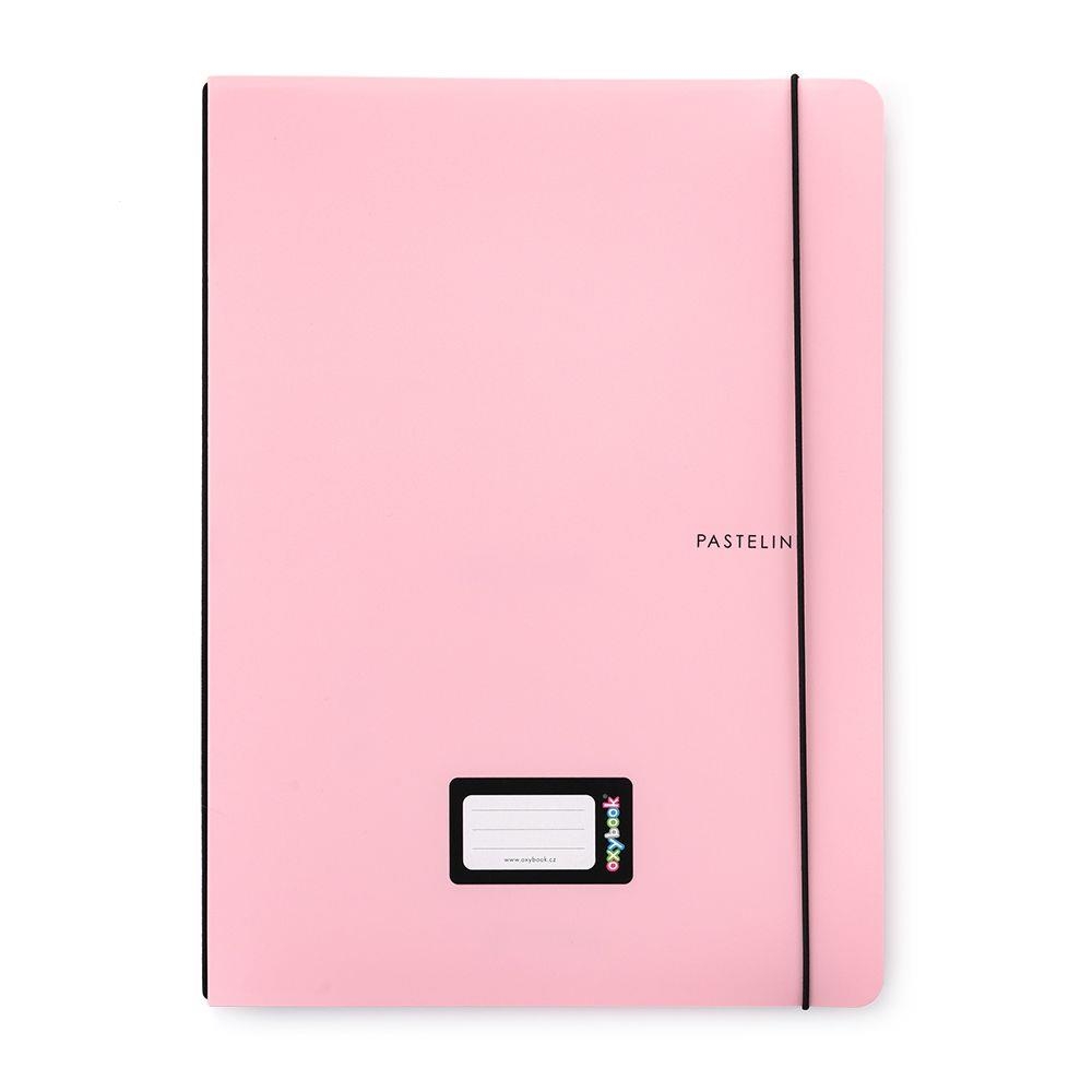 Domácnost a Zahrada - Sešit PP Oxybook A4 40 listů PASTELINI růžová