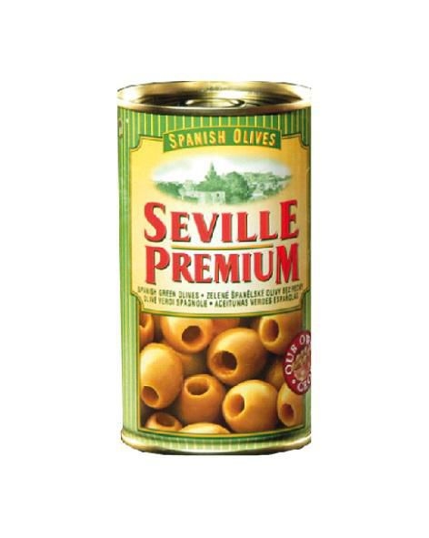 Trvanlivé potraviny - Seville Premium Zelené španělské olivy bez pecky 350 g