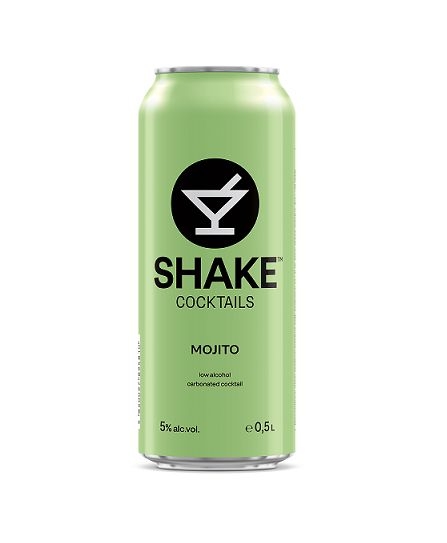 Nápoje - Shake Coctails ''Mojito'' nízkoalkojholický nápoj 5% alk. 500ml