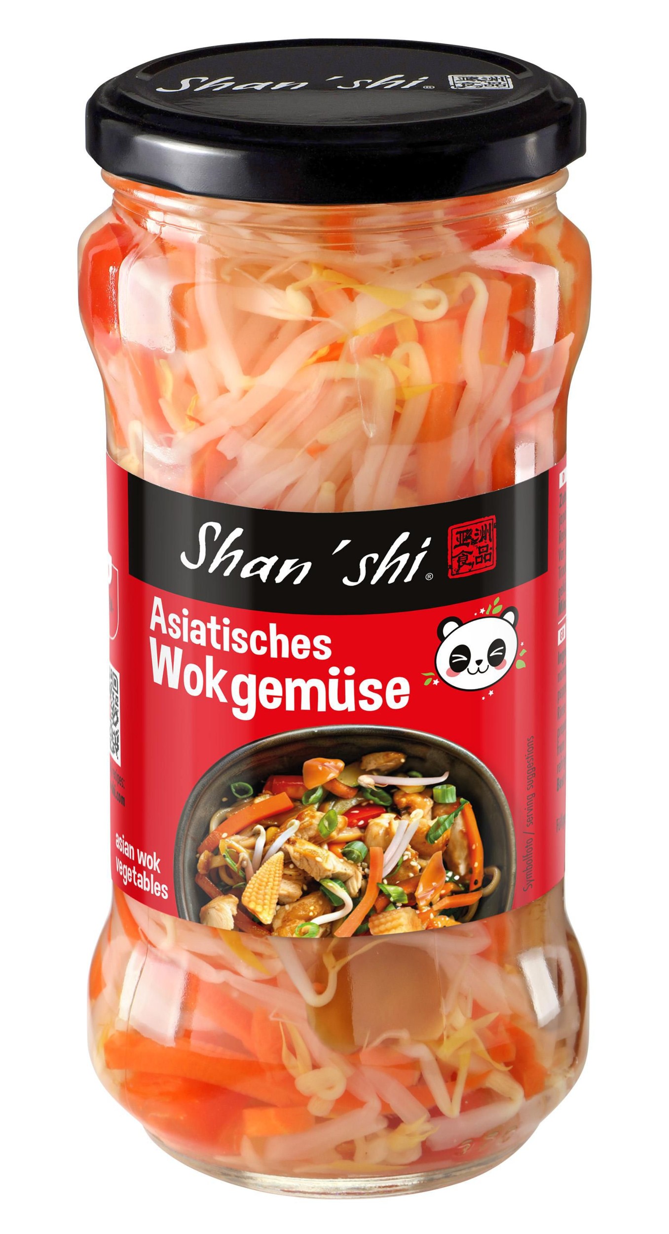 Trvanlivé potraviny - Shan´shi Asijská zelenina na wok 330g