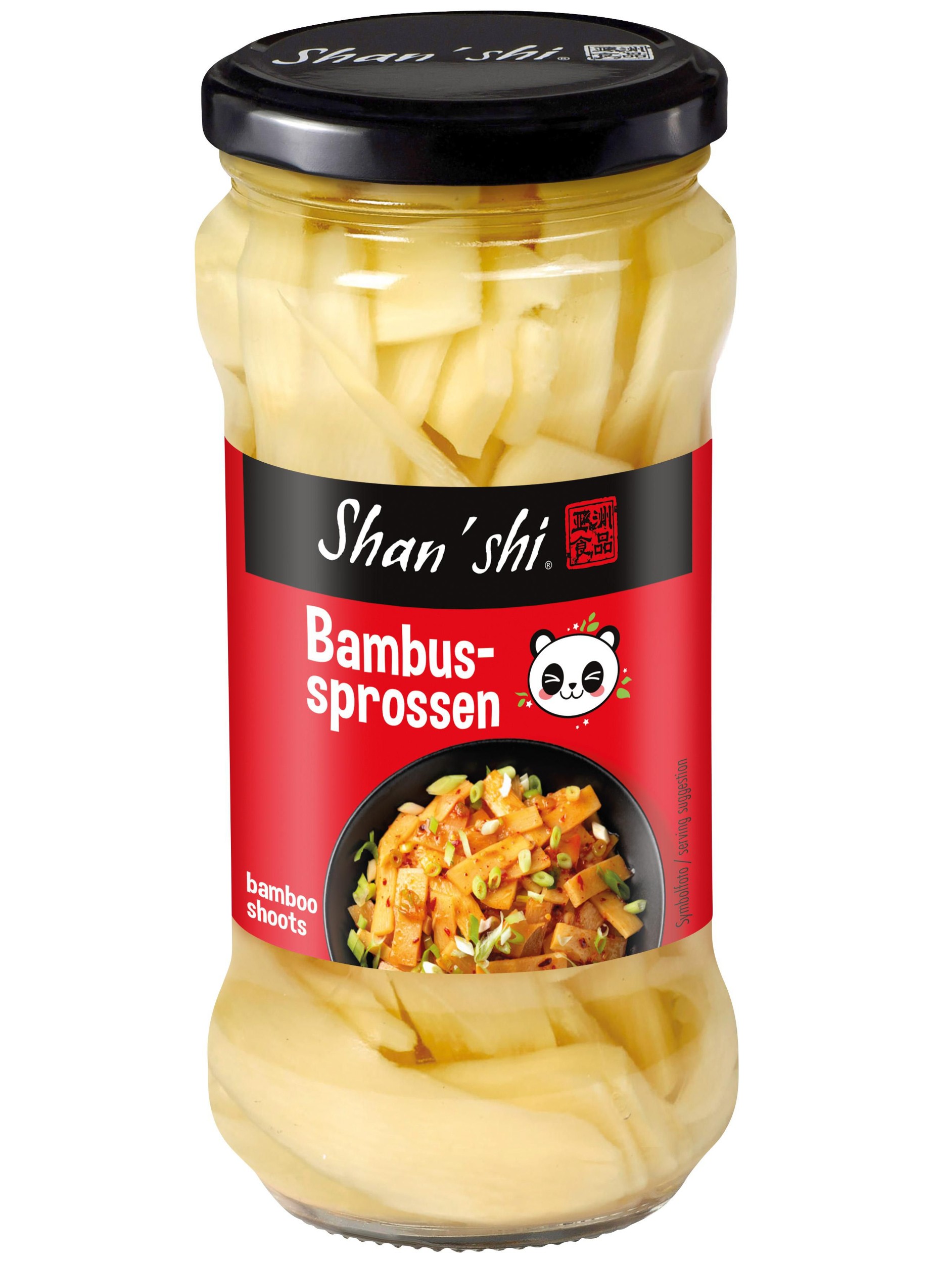 Trvanlivé potraviny - SHAN SHI Bambusové výhonky - sterilovaná zelenina ve vodě 330g