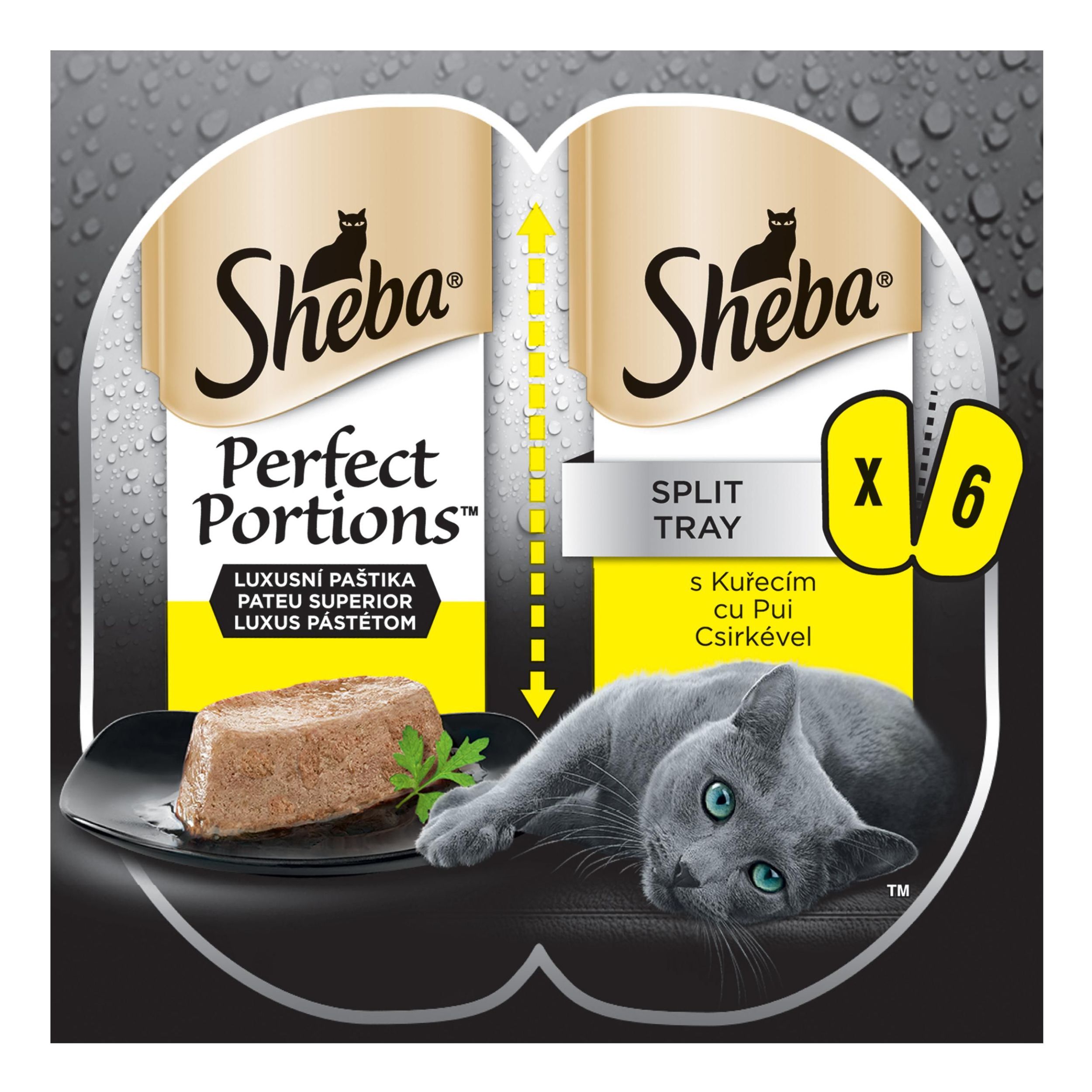 Svět zvířat - Sheba perfect portions kuřecí 225g