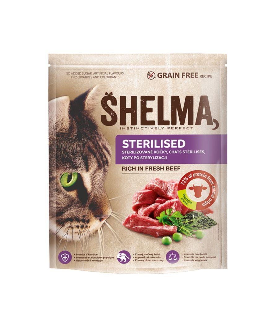 Svět zvířat - Shelma Granule pro kočky Sterile hovězí 1,4kg