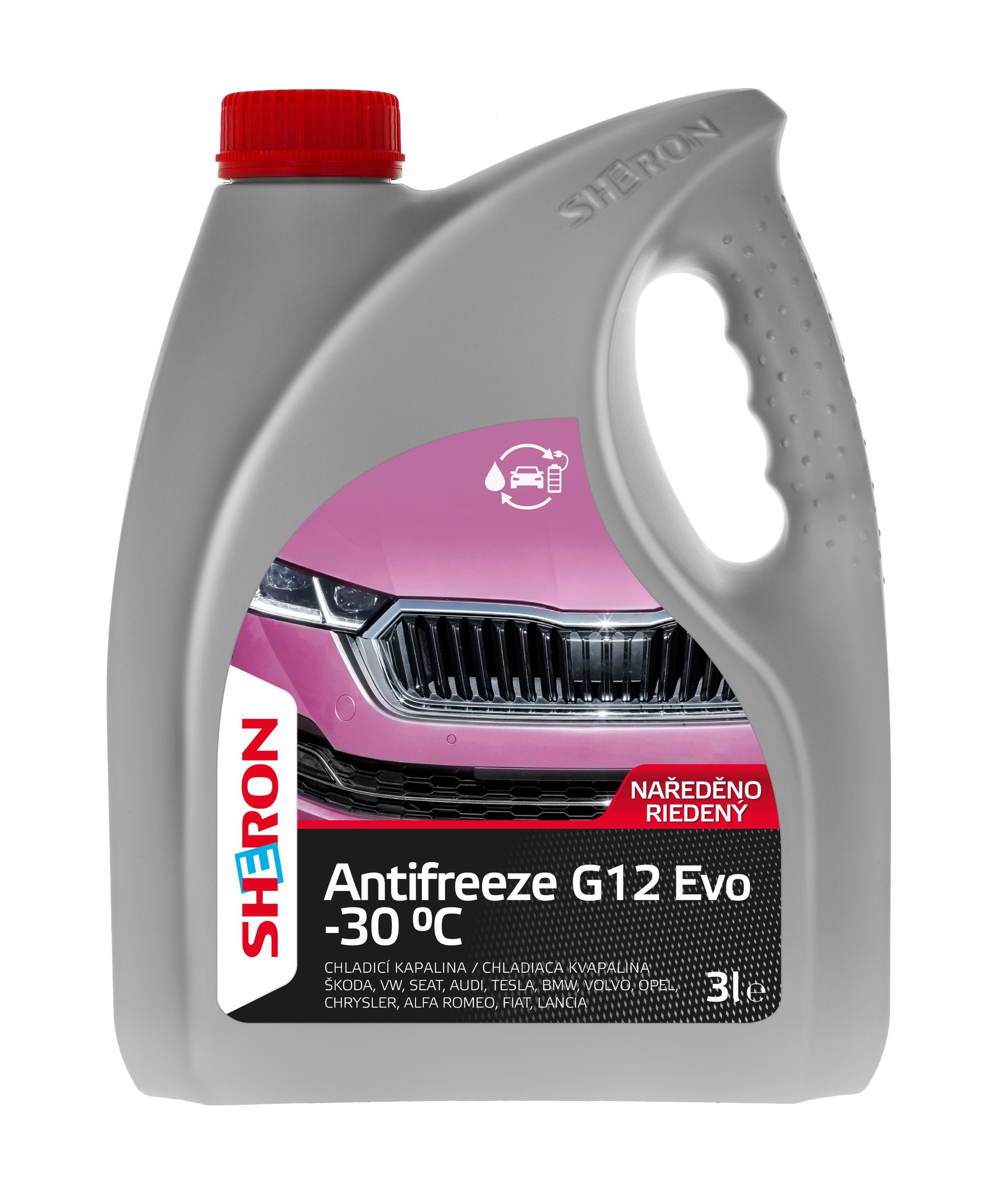 Auto-moto - Sheron Antifreeze G12 Evo -30 °C 3 l