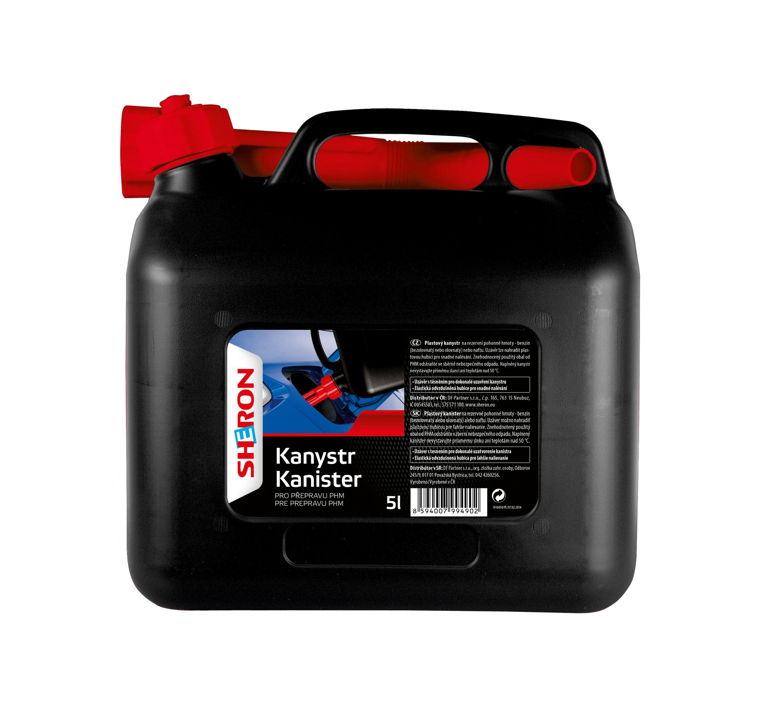 Auto-moto - Sheron Kanystr černý 5 l