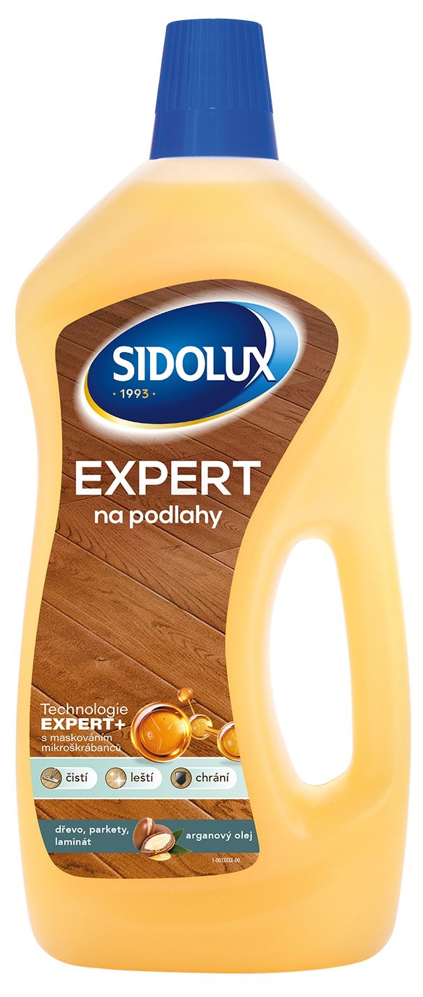 Drogerie a kosmetika - Sidolux Expert na mytí podlah plovoucích a dřevěných s arganovým olejem 750 ml