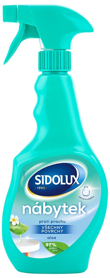Drogerie a kosmetika - Sidolux M proti prachu Aloe 400 ml