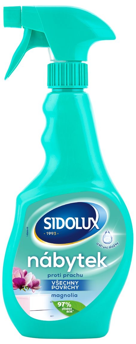 Sidolux M proti prachu s vůní Magnolia rozprašovač 400 ml-0