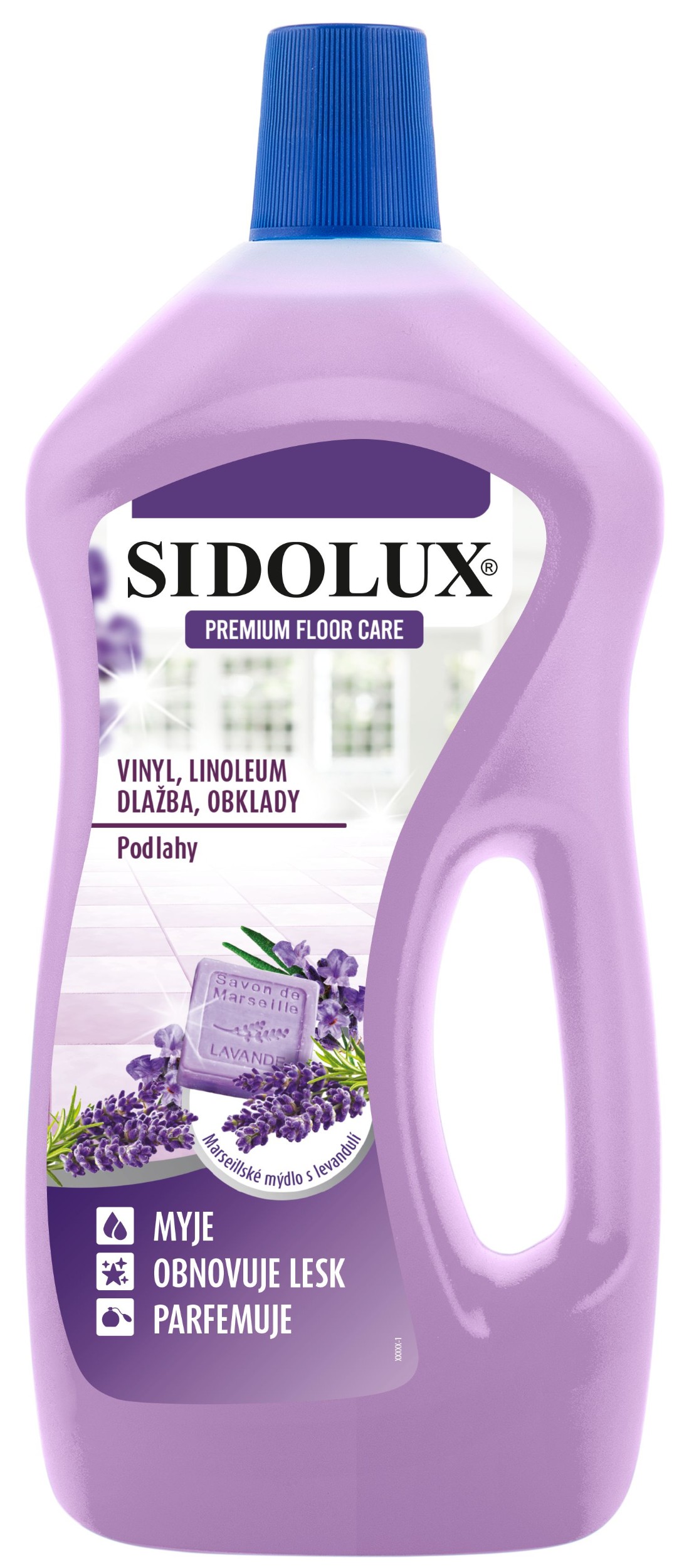 Drogerie a kosmetika - Sidolux premium floor care marseill with lavender 750 ml