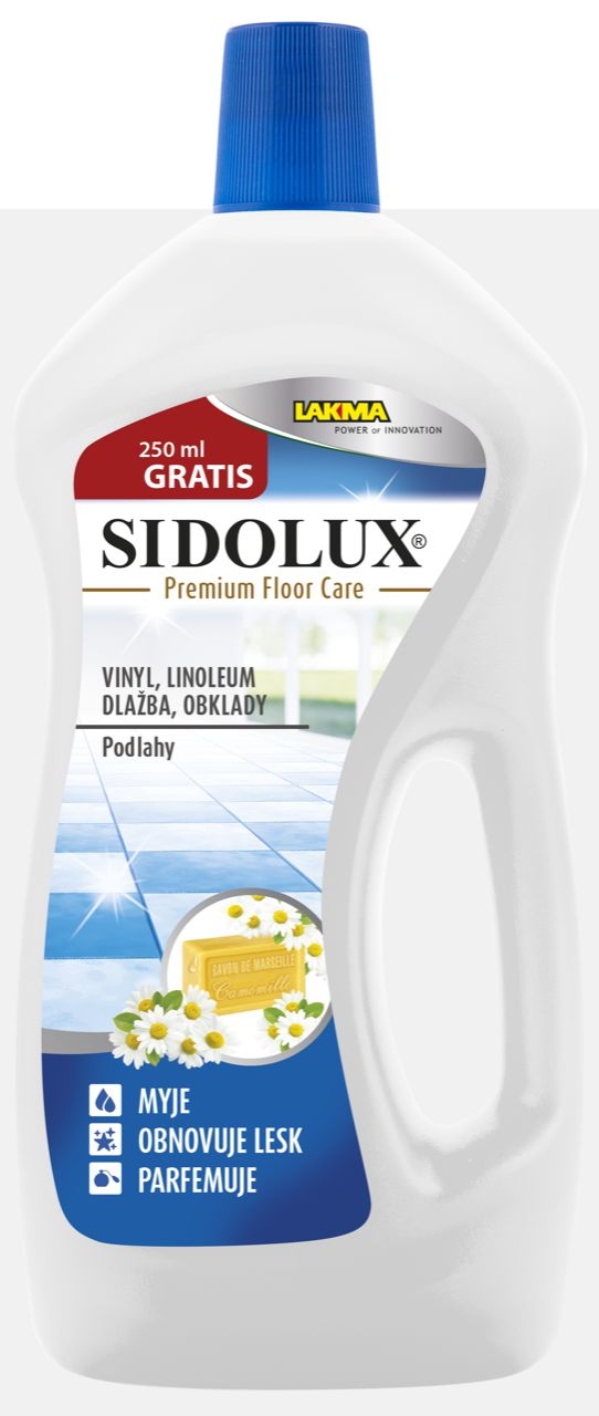 Drogerie a kosmetika - Sidolux Premium floor care vinyl, linoleum marseill soap 1000ml