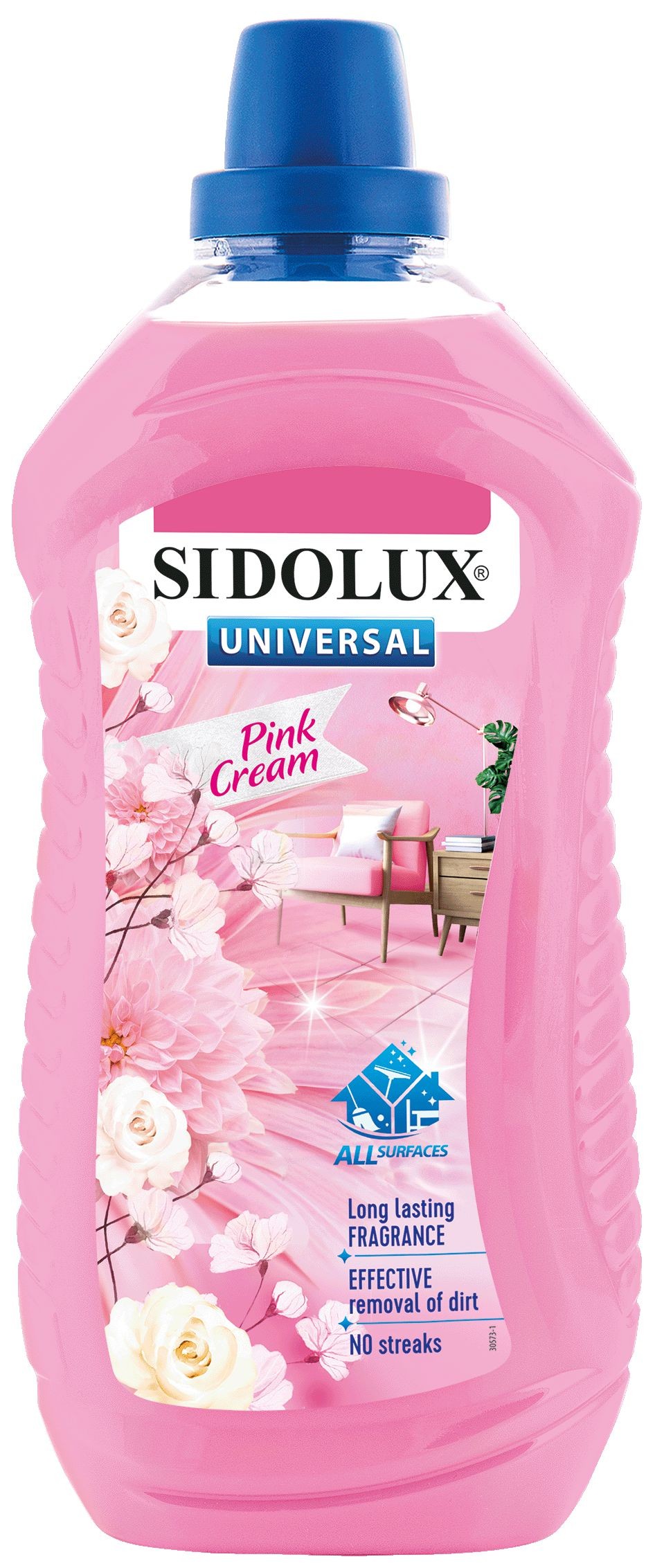 Drogerie a kosmetika - Sidolux Universal Pink Cream prostředek na mytí všech omyvatelných povrchů 1l