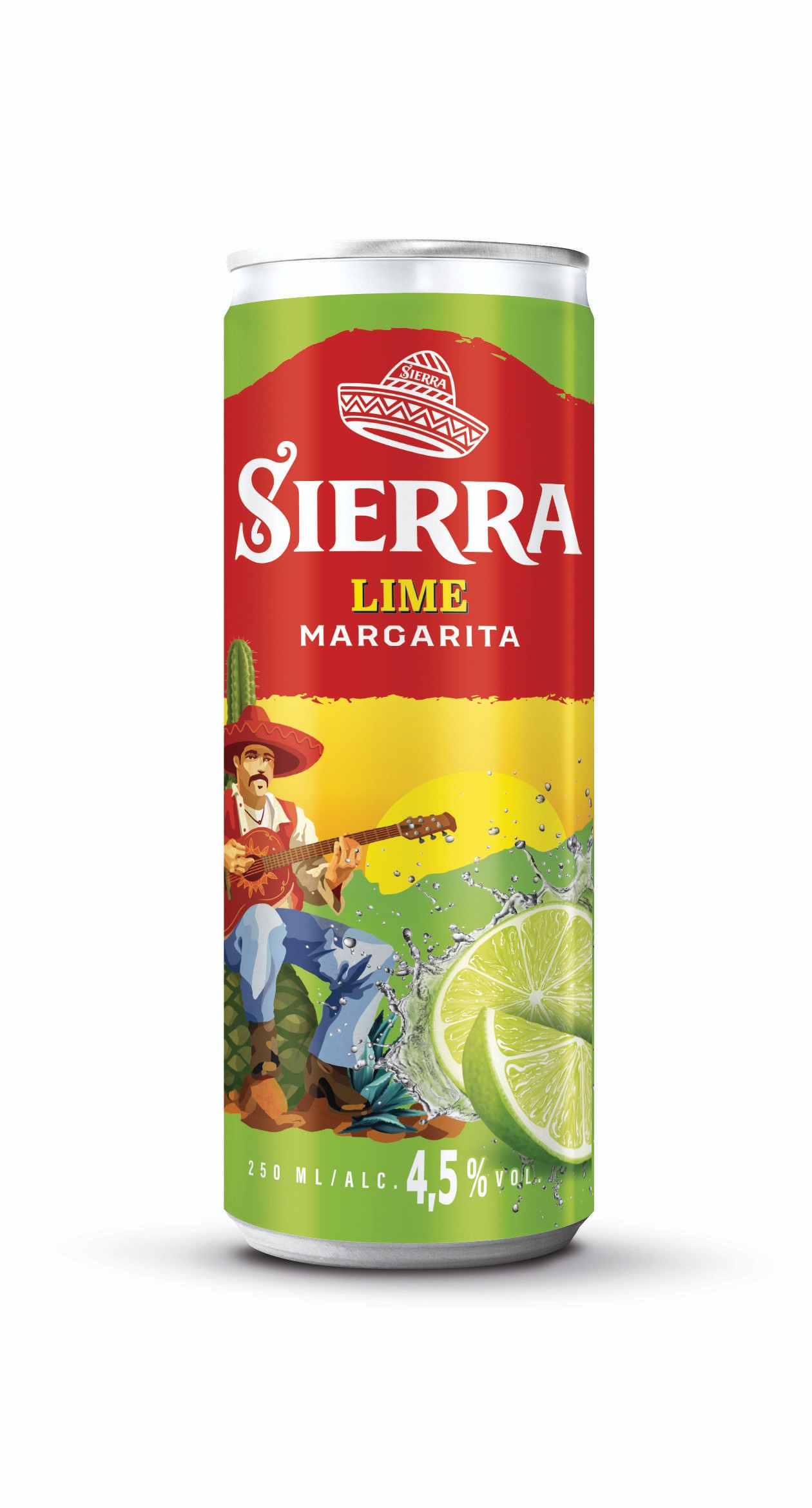 Nápoje - Sierra Margarita Lime 4.5% 0.25l