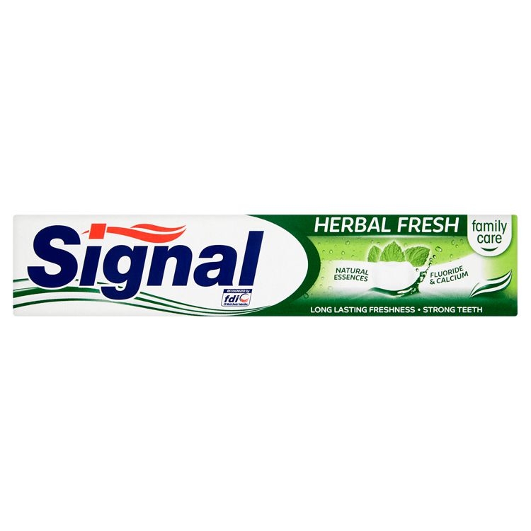 Drogerie a kosmetika - Signal Family Care Herbal fresh zubní pasta 75 ml