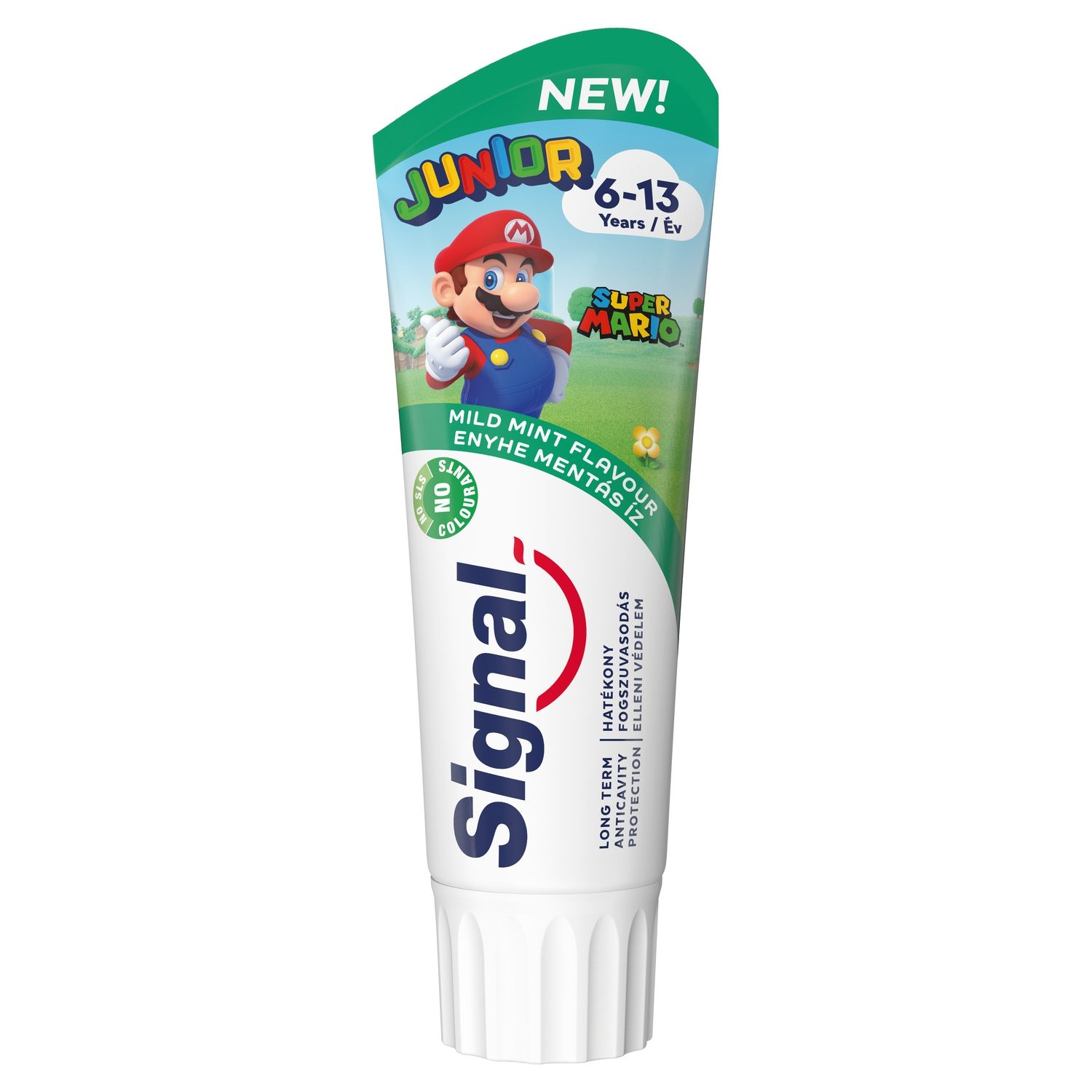 Svět dětí - Signal Junior dětská zubní pasta s jemnou mátovou příchutí 75 ml