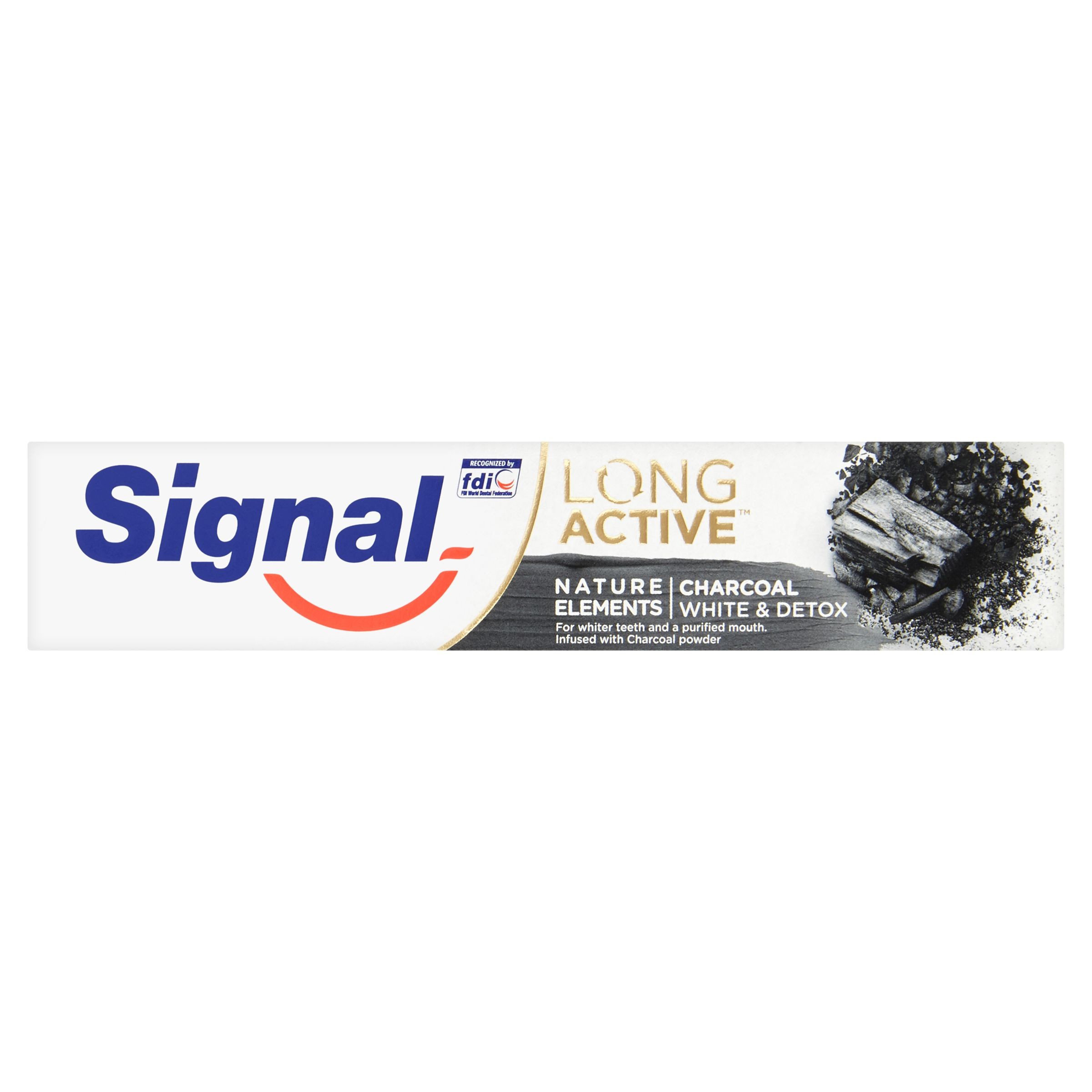 Drogerie a kosmetika - Signal Nature Elements Zubní pasta s aktivním uhlím 75 ml