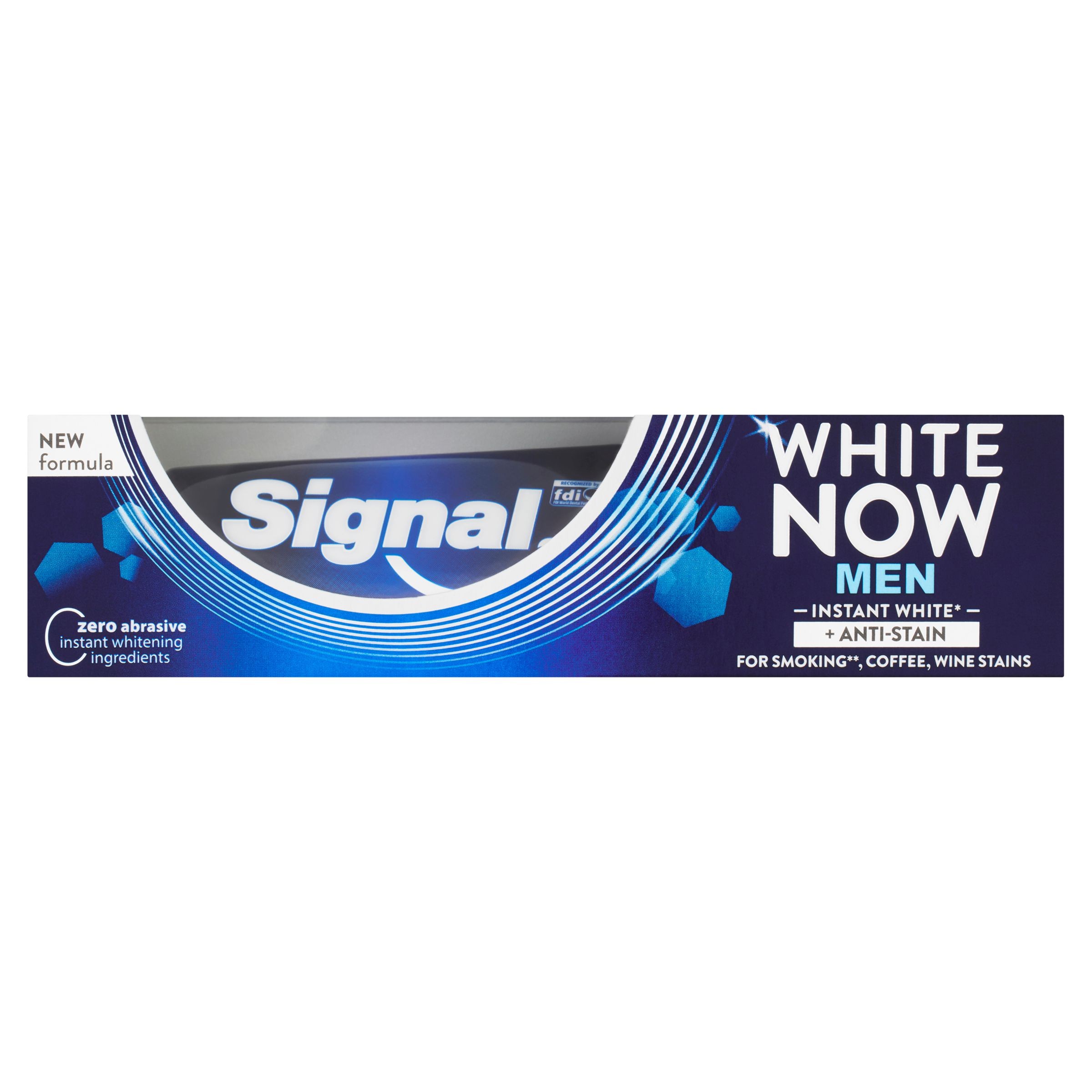 Drogerie a kosmetika - Signal White Now Men superpure zubní pasta 75 ml