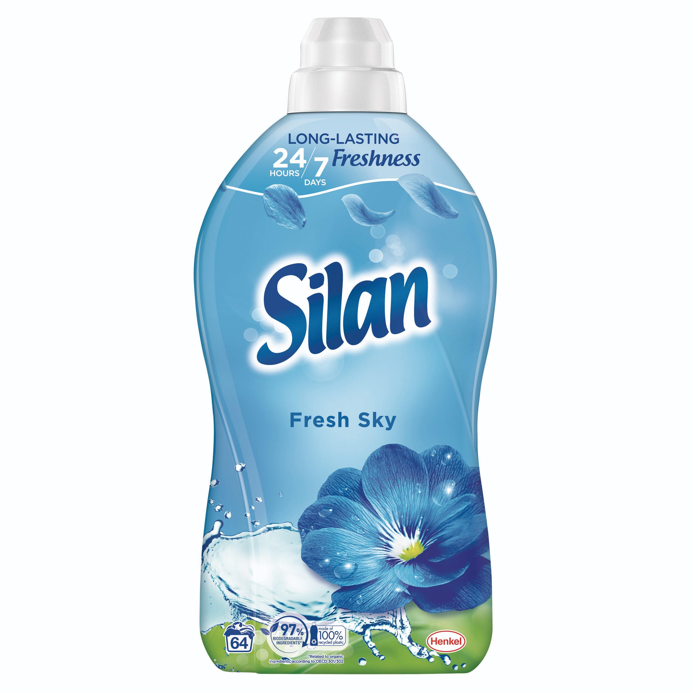 Drogerie a kosmetika - Silan CL Fresh sky 64 praní