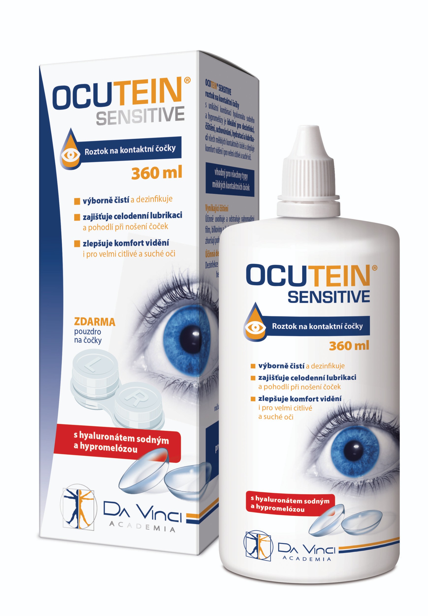 Péče o zdraví - Simply You Ocutein Sensitive Roztok na kontaktní čočky 360ml