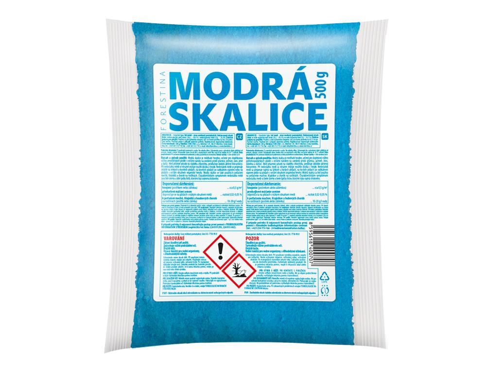 Domácnost a Zahrada - Skalice modrá CuSO4 500g