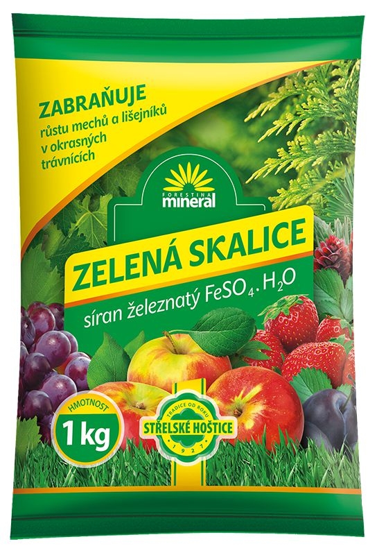 Domácnost a Zahrada - Skalice zelená MINERAL FeSO4 1kg