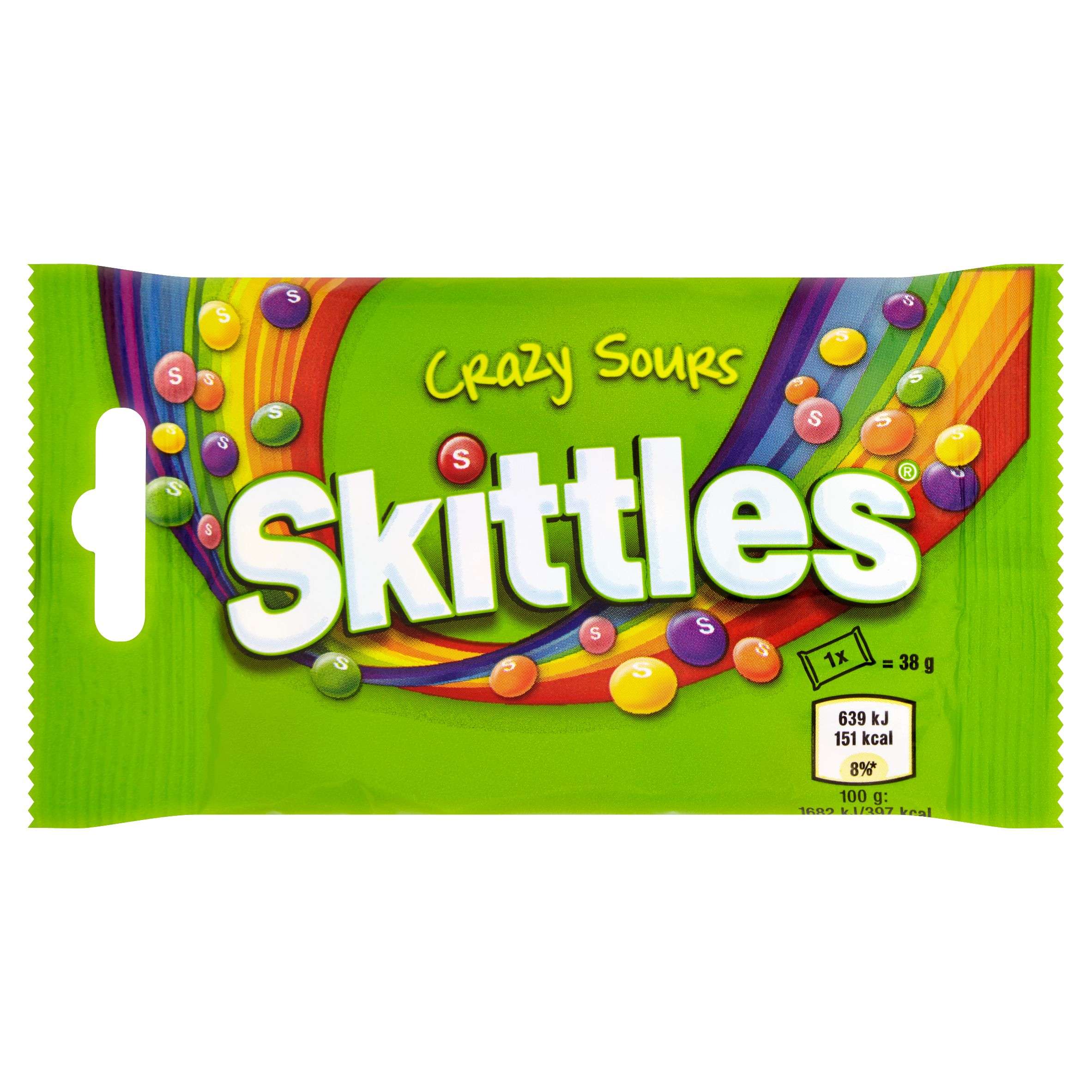 Trvanlivé potraviny - Skittles Crazy Sours 38 g