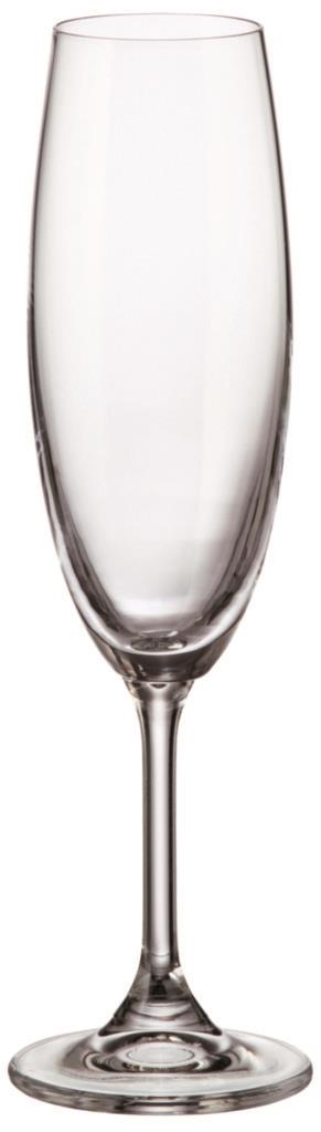 Domácnost a Zahrada - Sklenice na šampaňské 220ml 6ks